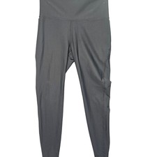 Xersion EverContour Womens High Compression Leggings Vienna Smoke Gray Medium