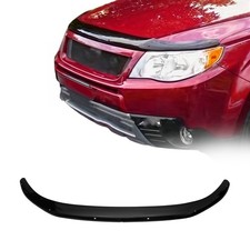 Motorhaube Deflektor Steinschlagschutz für Subaru Forester 2007-2011 Schwarz Abs