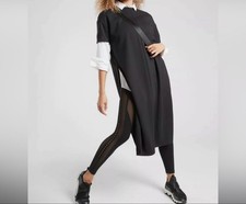 NWT Athleta Sedona Sweatshirt Dress, Black SIZE small modal