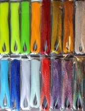 Crystal Flash Fly Tying Material BUY 4 GET 1 FREE, Flash Tinsel 22 Colours