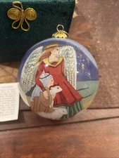Pier 1 Li Bien Christmas Ornament Nativity Angel North Star Glass 2002 Boxed
