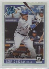 2018 Panini Donruss Optic Rated Holo Prizm Ronald Guzman #49 Rookie RC 2id