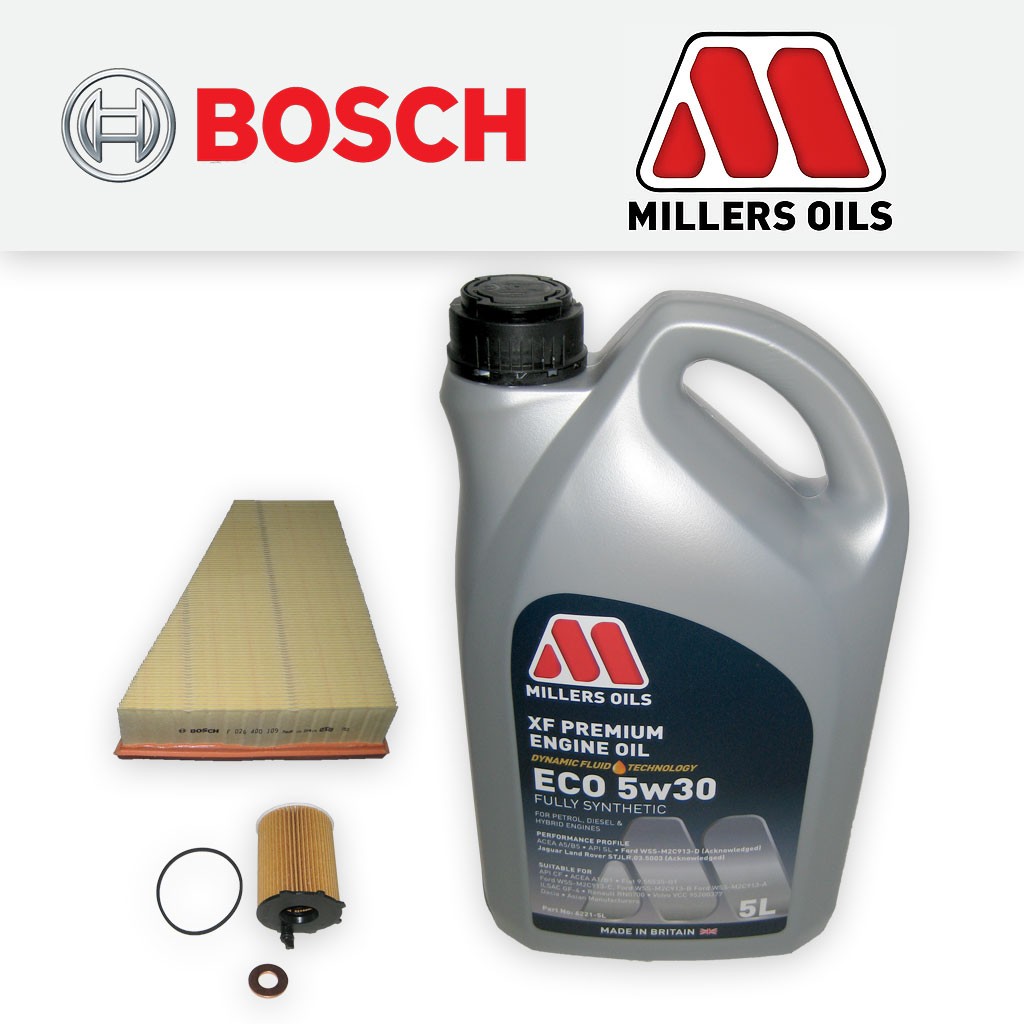 SERVICE KIT for FORD MONDEO MK4 1.6 TDCI OIL AIR FILTER +5w30 XF OIL (2011-2014)