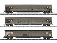 MARKLIN Coffret de wagons à parois coulissantes Habbins 354 HO 1/87 ép. VI - MAR
