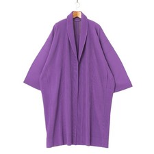 Mint Made 2023SS HOMME PLISSE ISSEY MIYAKE coat Size 3 Pleated long coat Bra...