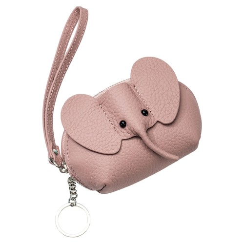 Leather Zippered Around Wallet Elephant Designs Cash Organizers - Picture 9 of 16