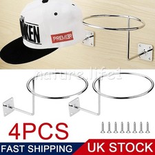 4PCS Motorcycle Helmet Holder Hook Jacket Bag Display Wall Mount Hanger Rack