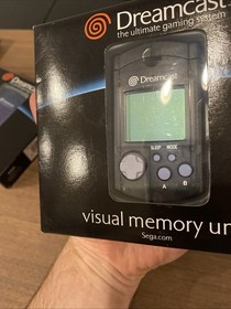 Black Smoke Grey VMU Visual Memory Unit (Sega Dreamcast) New
