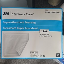 10 X KerraMax Care Large 20X30cm Super Absorbent Non Adhesive Dressing