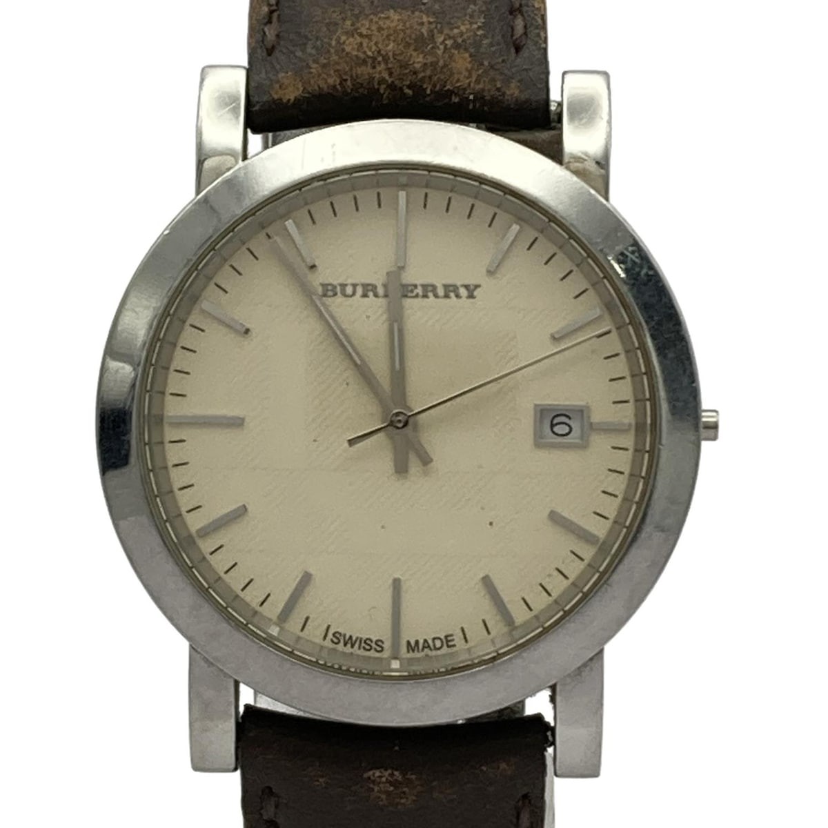 Burberry BU1777 Heritage Swiss Made Leather Mens Watch for