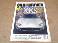 Vintage Car And Driver Magazine - "Jaguar XK8" - November 1995