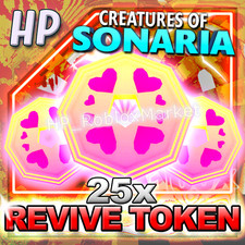 CREATURES OF SONARIA        25x REVIVE TOKEN   FASTEST DELIVERY  COS  