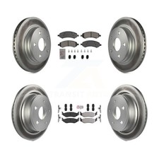 Transit Auto KGA-105674 Brake Disc and Pad Kit Front & Rear for Ram Truck 1500
