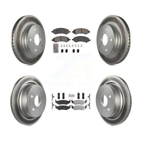 Transit Auto KGA-105674 Brake Disc and Pad Kit Front & Rear for Ram Truck 1500 - Picture 1 of 12