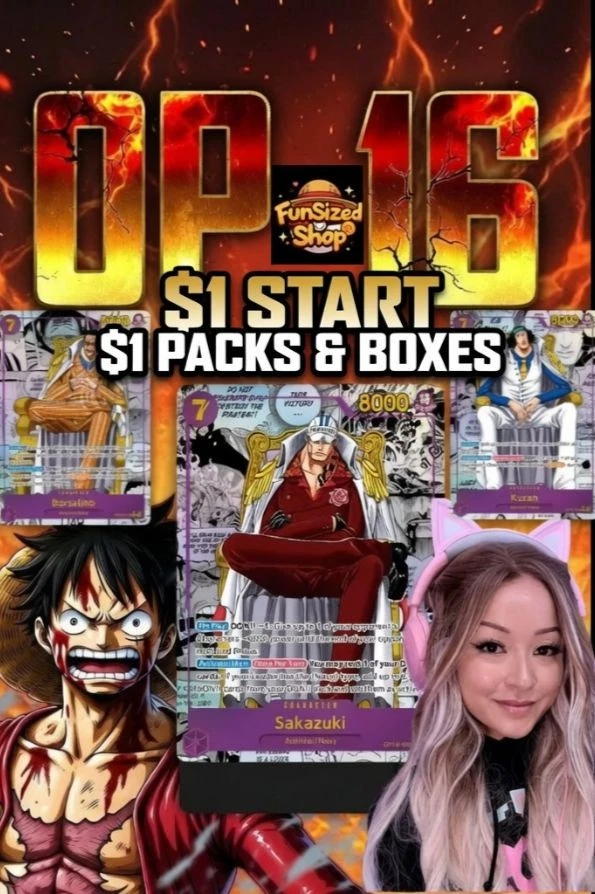 One Piece OP-16 Japanese Rip & Ship! Leader Runs!
