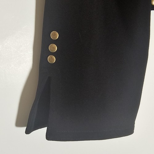 Chaqueta Sharon Young para mujer 4 negra dorada tachonada cremallera frontal cuello alto 9200J-37 - Imagen 11 de 14