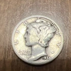 1934 MERCURY SILVER DIME ACTUAL COIN Get Yours And More Today And Save
