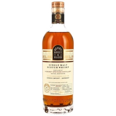 BERRY BROS. & RUDD - Secret Speyside 2007/2025 18 Jahre 1st Fill Puncheon #13919