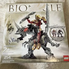 Lego Bionicle Toa Lhikan and Kikanalo 8811 Set! Very Hard to Find Incomplete