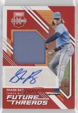 2021 Elite Extra Edition Future Threads Signatures Red 24/25 Shane Baz Auto uk2