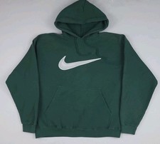 Vintage 90s Nike Swoosh Hoodie Big Logo Rare Vtg Sport Athletic Made In USA