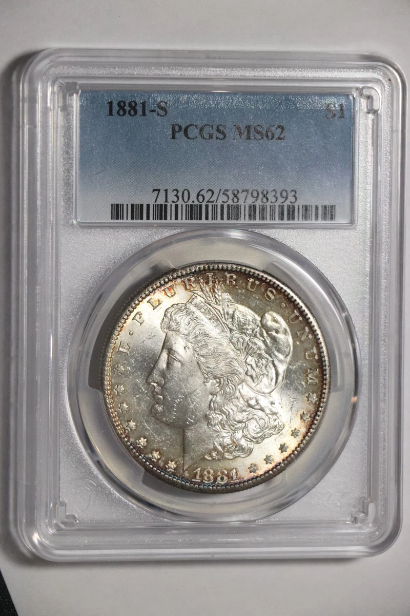 MS 62 Graded 1881 Year Morgan US Dollars (1878-1921) for sale | eBay