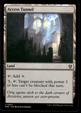1x Access Tunnel - Commander: Murders at Karlov Manor - NM - MTG
