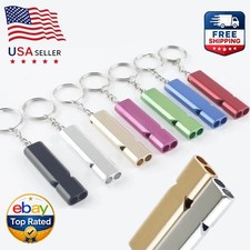 120db Loud Emergency Survival SOS Whistle Camping Hiking Keychain Outdoor
