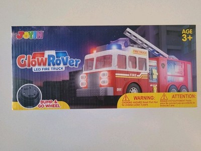 Joyin Glow Rover LED Fire Truck PUSH&GO BUMP & GO FREE SHIP LOWER 48 STATES 