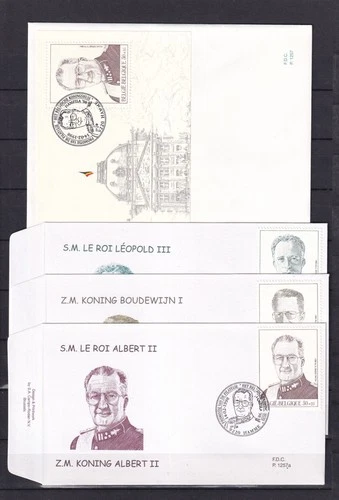 [LG79351] Belgium N°2738/2740+BL75FDC Royalty First Day Cover COB € 30,50 SUPERB