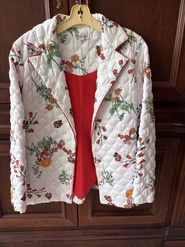 Giacca blazer multicolore Christian Dior vintage taglia 8