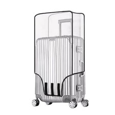 Clear Suitcase Cover - 20 22 24 26 28 30 Inch PVC Waterproof Luggage Cover - ...
