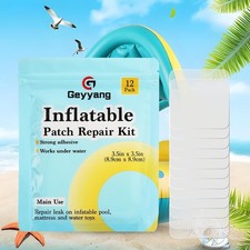 GEYYANG Air Mattress Patch Kit,Inflatable Patch Repair Kit,Waterproof TPU...