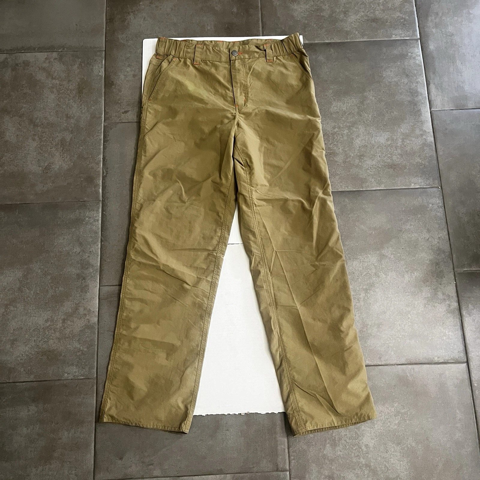 Howler Bros Pants Mens Size Medium Brown Ripstop Lightweight Fishing Hiking