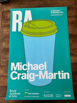 Michael Craig - Martin - ' Royal Academy Of Arts '2024 Ausstellung Poster Papercup