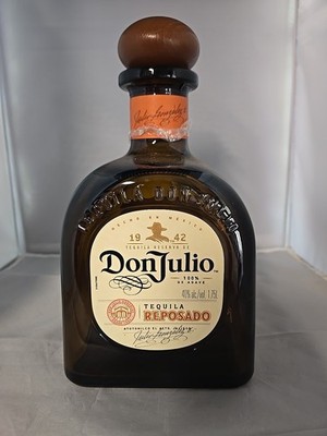 EMPTY Don Julio Tequila Reposado Collectible Liquor Bottle 1.75L Brown