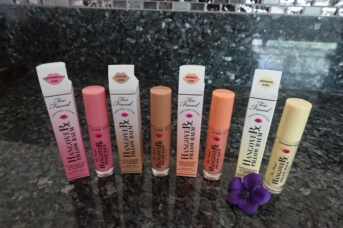 Too faced hangover pillow balm lip treatment new in box full