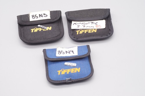 Set of 3 x Tiffen 2x2 gkas Warming Filters 85 85 N3 85 N9 (2203)