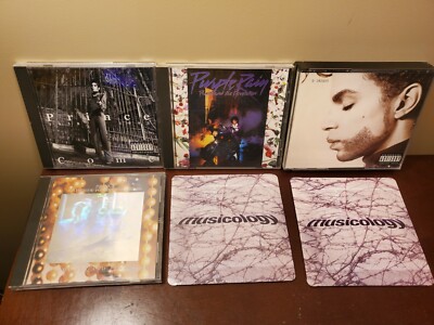 LOT Of 6 cd's - Prince, musicology,  Hits/B sides, purple rain 