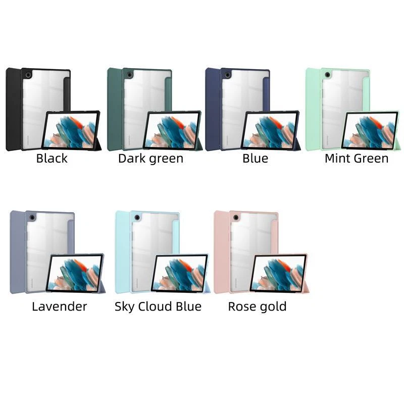 For Samsung Galaxy Tab A8 10.5 X200 X205 Tablet Case Smart Leather Folio Cover - Image 2 of 4