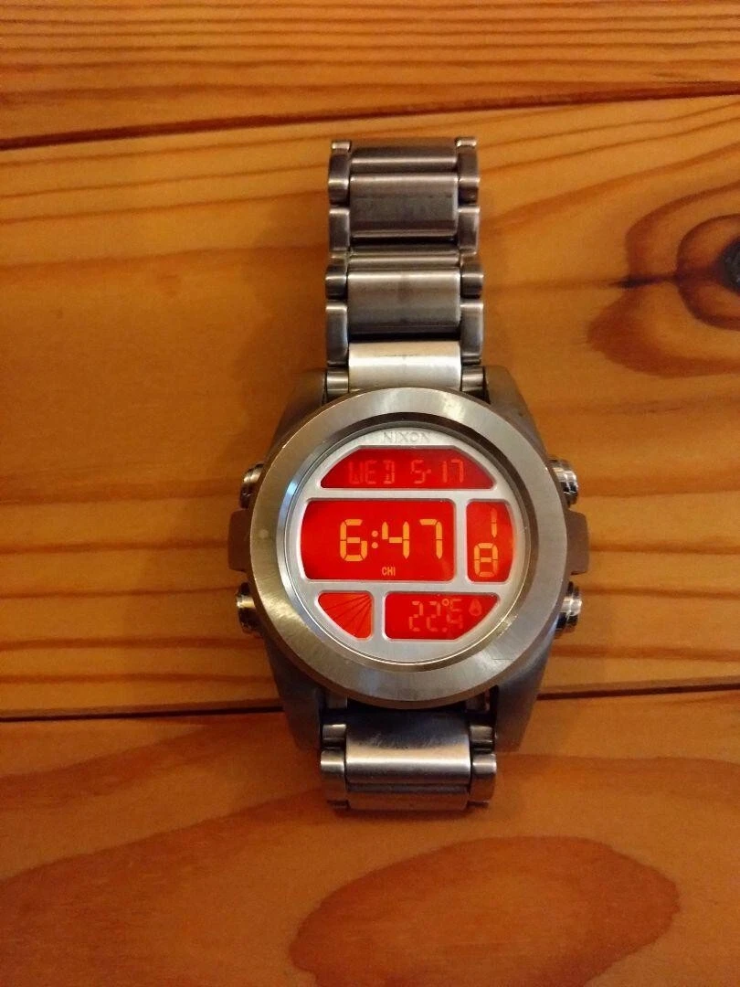 Nixon unit cheap ss silver