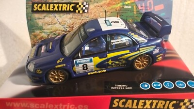 QQ 6123 SCALEXTRIC SUBARU IMPREZA WRC SWRT R NEUSEELAND #8 MÄKINEN SCX