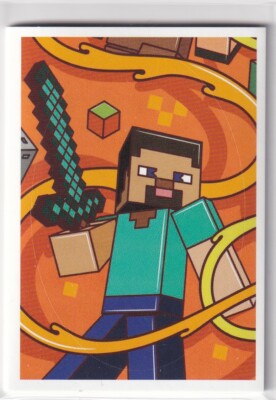 Panini Minecraft Treasure Sticker 2021 Nr. 176 Art out of the Cube Steve