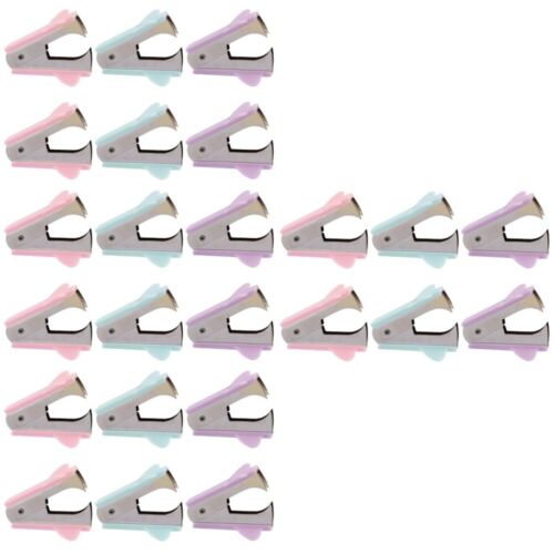  24 piezas Retirador de abrazaderas multiusos Mini Removedor de uñas Accesorios de oficina Ahorro de espacio - Imagen 1 de 12