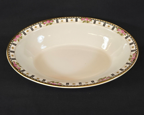Vintage Bridal by Cleveland China Replacement Pieces Pink Rose Black Trim - Picture 19 of 34