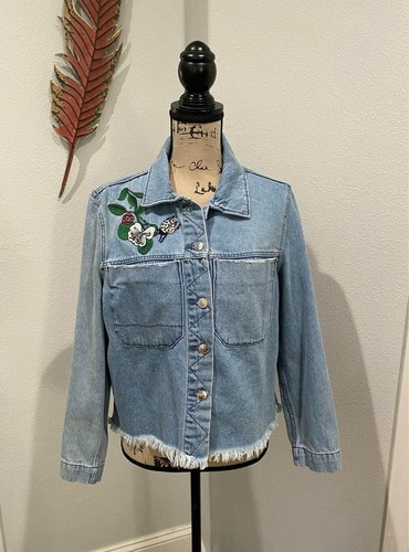 Coachella Floral Denim Jacket by H\u0026M 