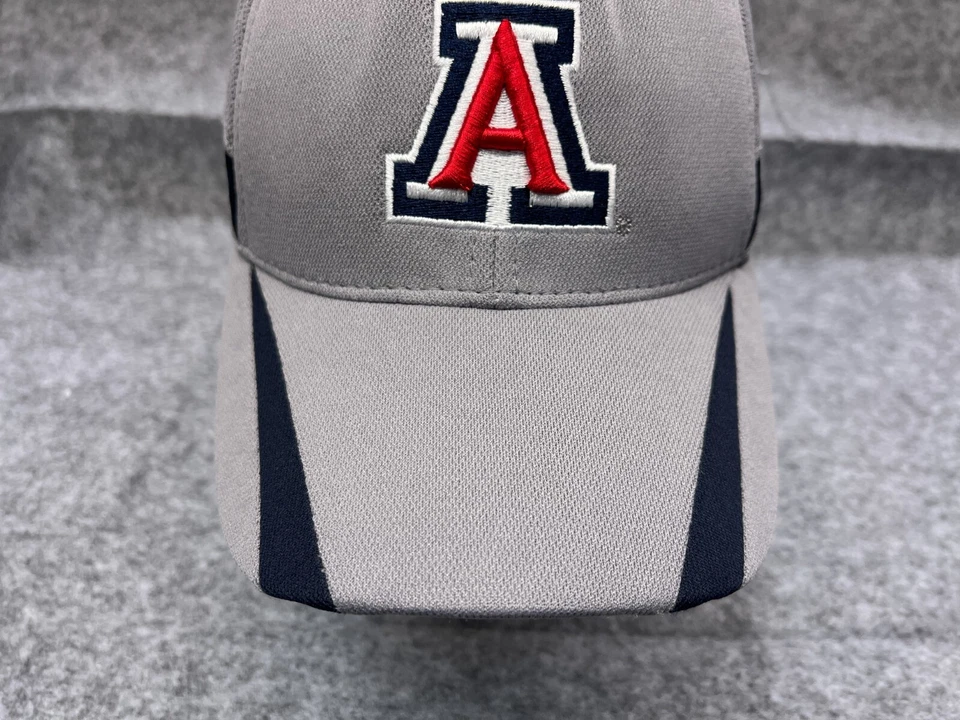 Arizona Wildcats Top Of The World Hat Cap Fitted Youth Gray Blue 100% Poly NCAA - Image 3 of 4