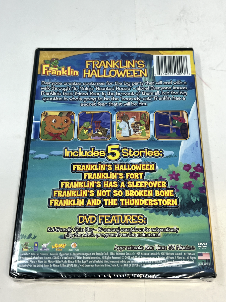 Trick or Treat Franklin - Franklin's Halloween - DVD - SEALED NEW