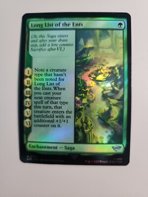 MTG Long List of the Ents LotR: Tales of Middle-earth 0174 Foil Uncommon |  eBay