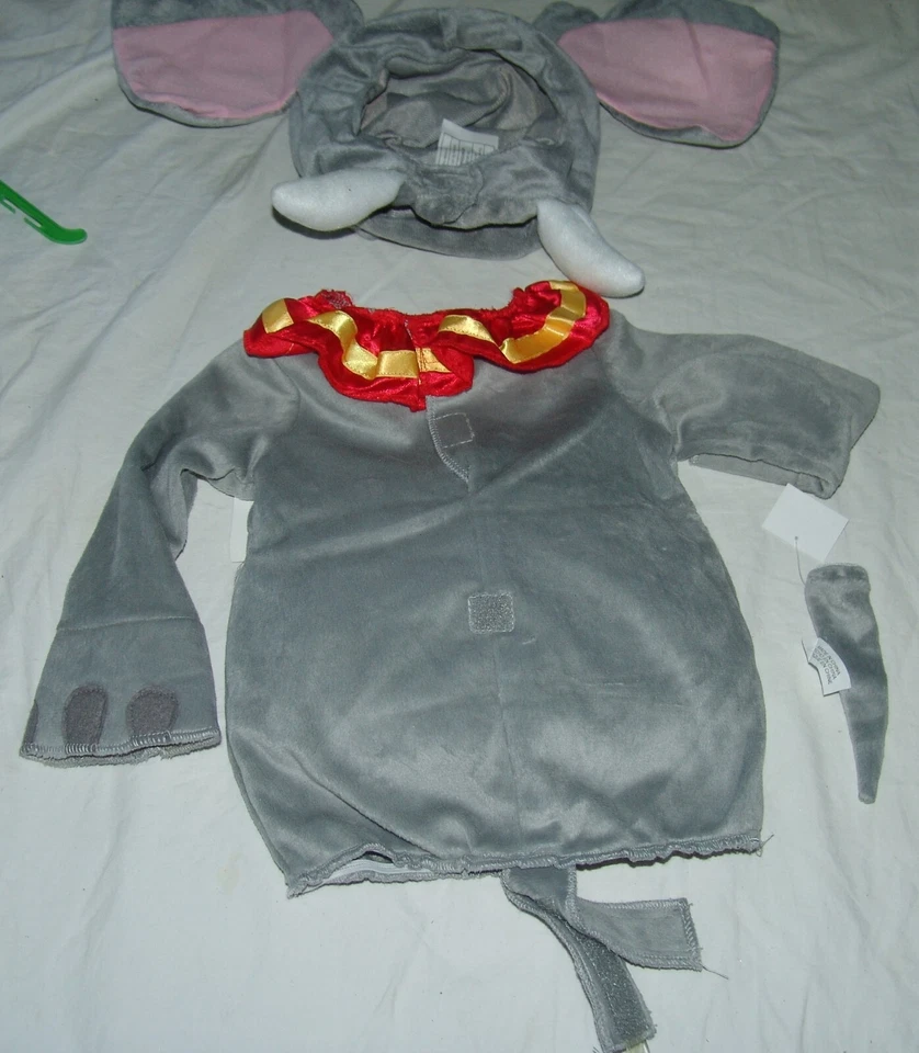 Disney Dumbo el Elefante Volador Halloween Disfraz Nuevo 6 - 12 meses Bebé Infante Foto 3 de 4